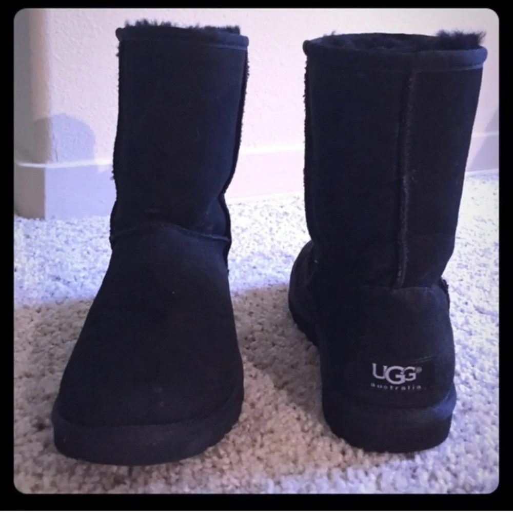 UGG Classic Short Boots in Black